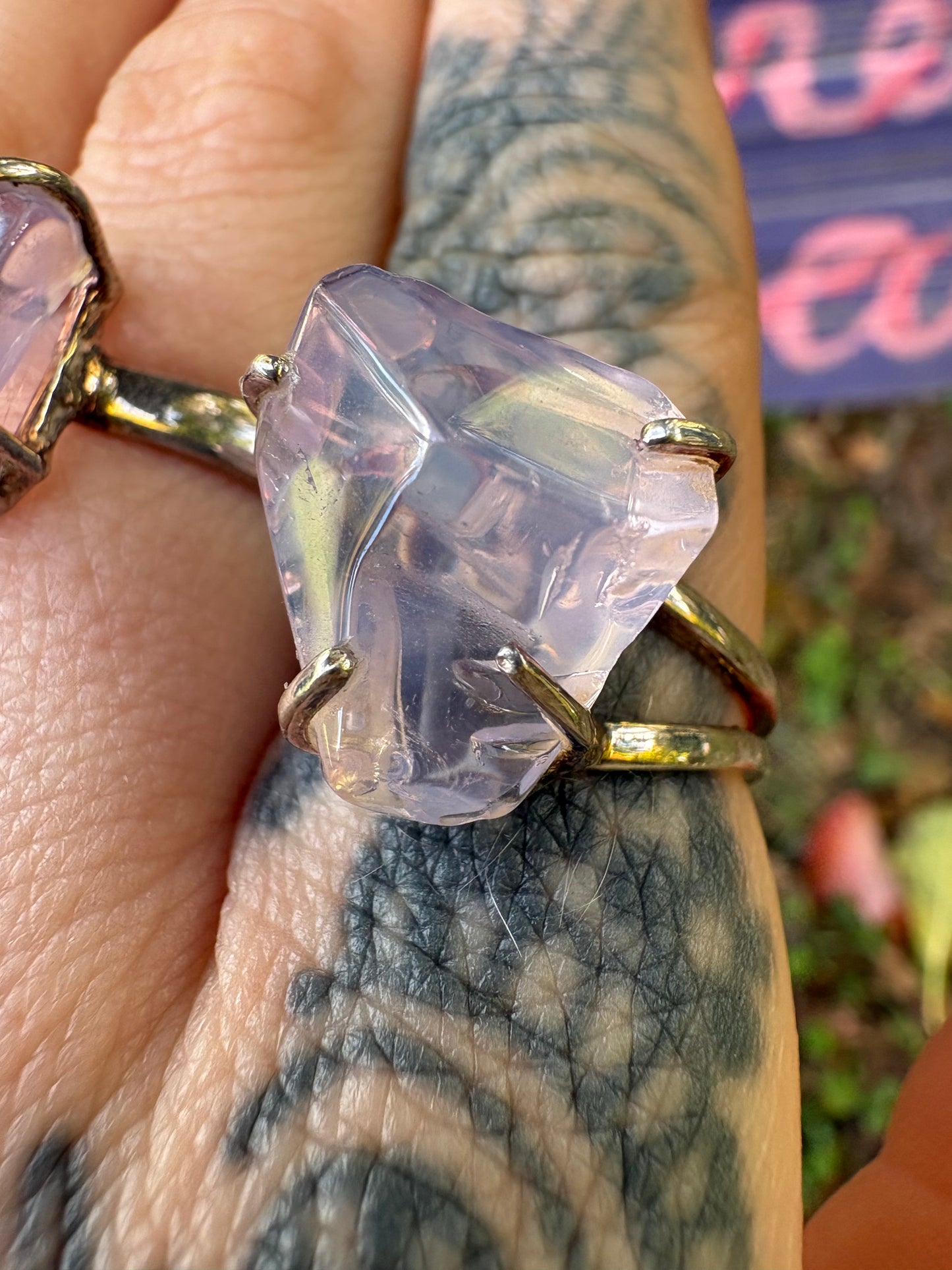 Lavender Quartz Ring – Serenity, Intuition & Spiritual Connection