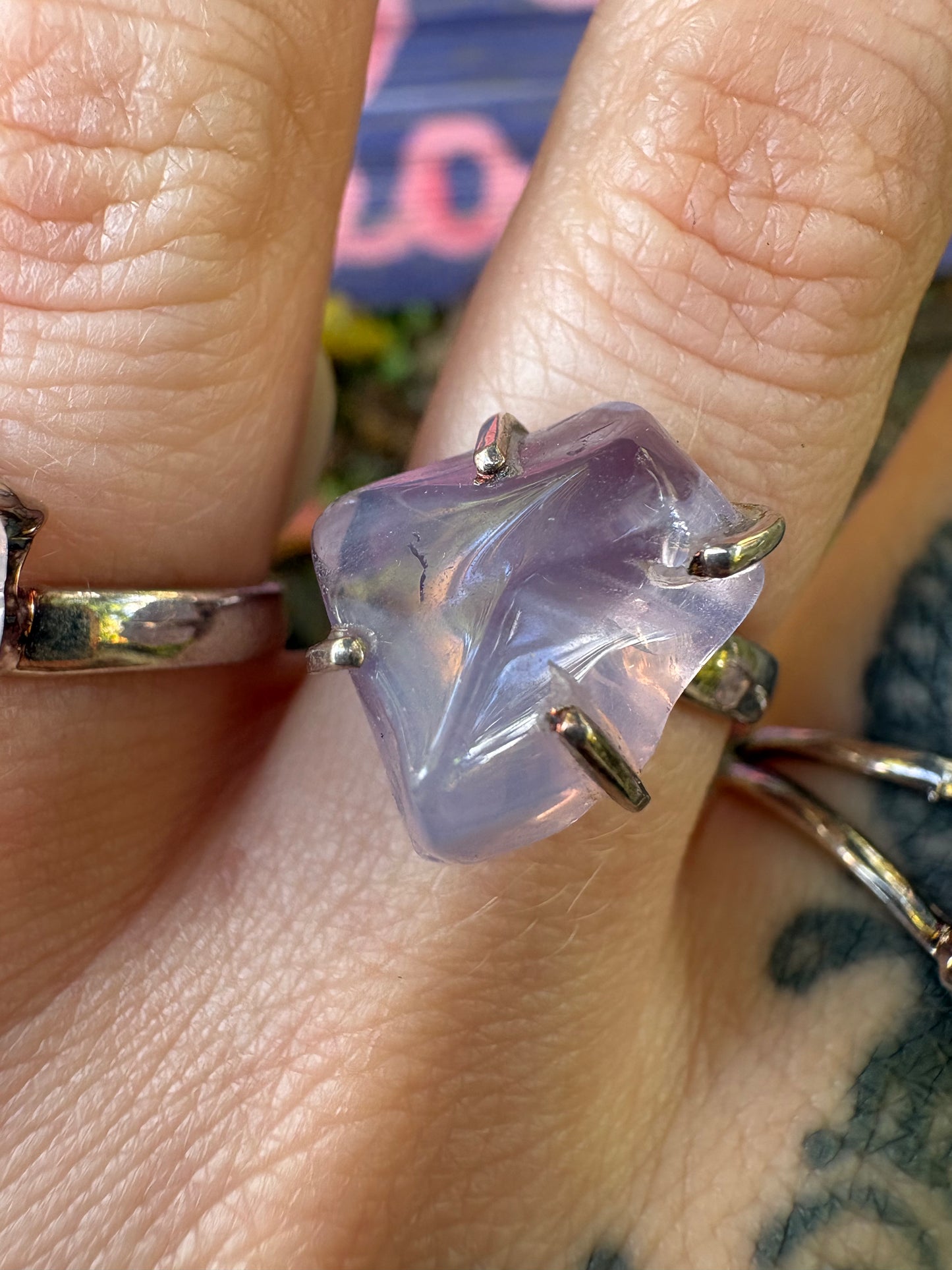 Lavender Quartz Ring – Serenity, Intuition & Spiritual Connection