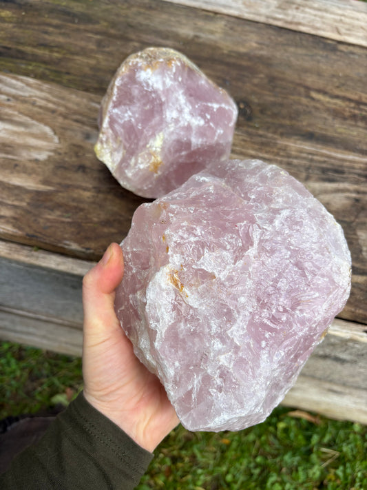 Large Rose Quartz Crystal – Love, Compassion & Heart Chakra