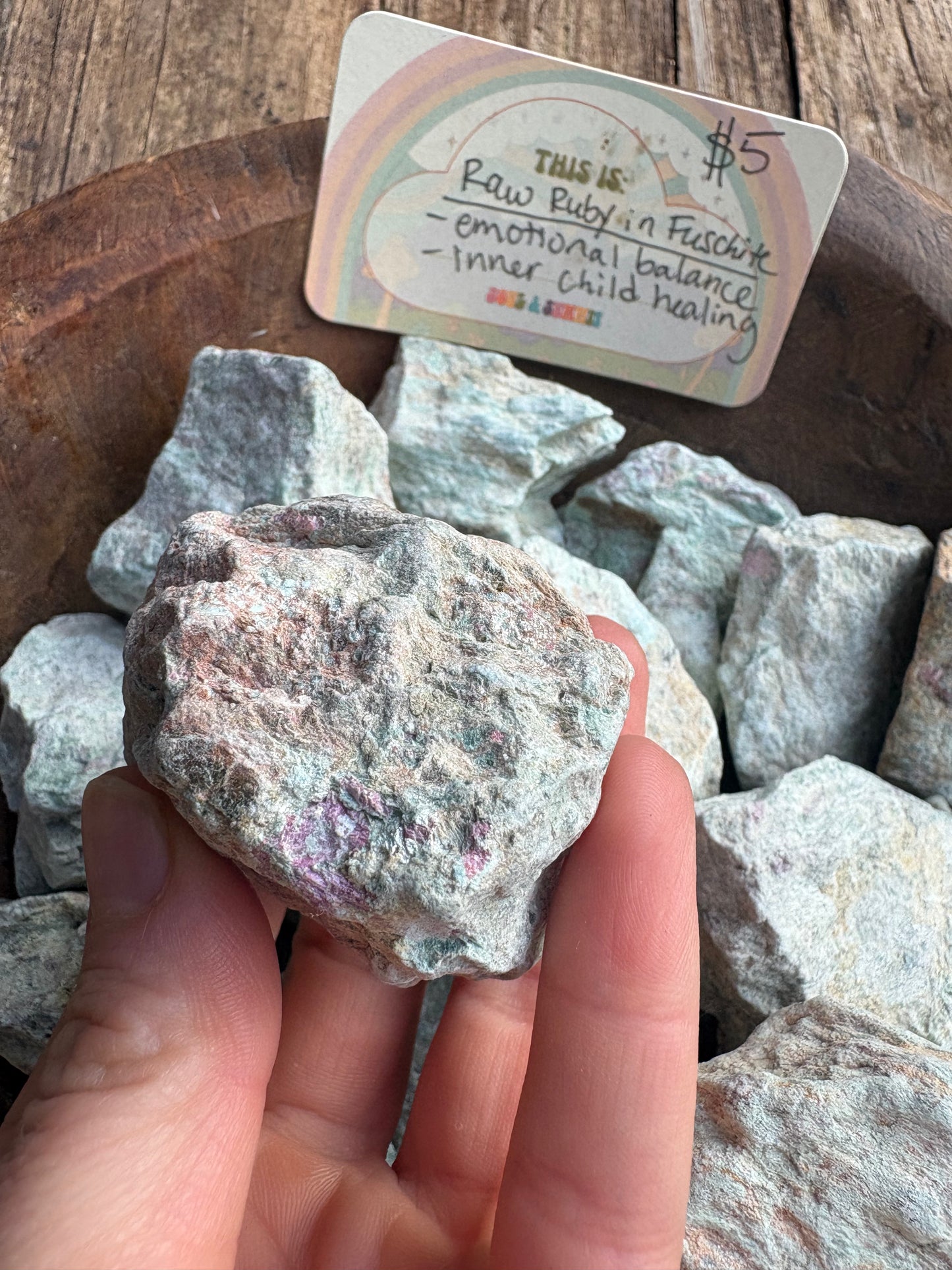 Ruby in Fuchsite Crystal – Heart Healing, Passion & Spiritual Growth
