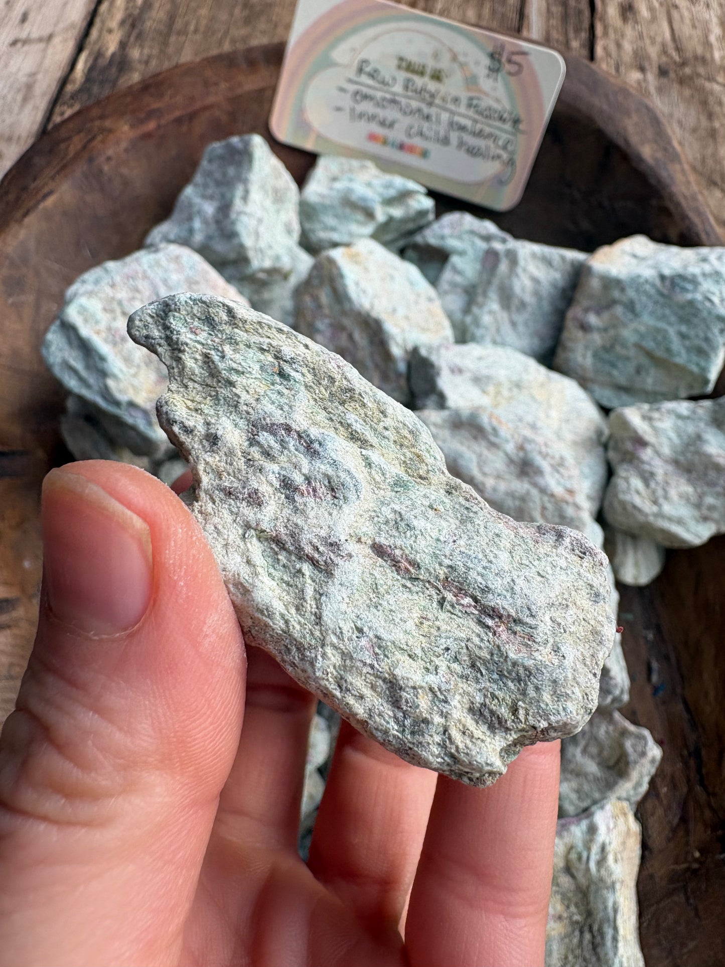 Ruby in Fuchsite Crystal – Heart Healing, Passion & Spiritual Growth
