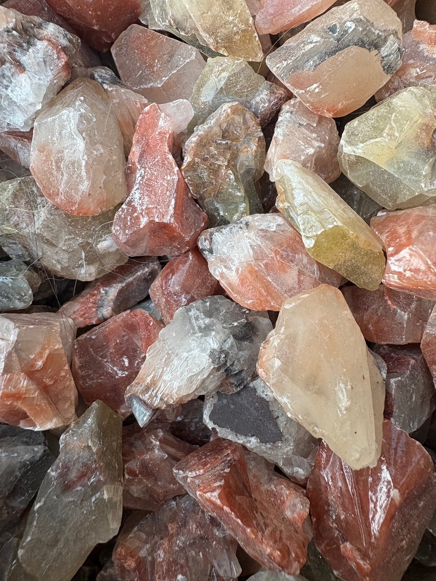 Tri-Color Calcite Crystal – Creativity, Grounding & Personal Power