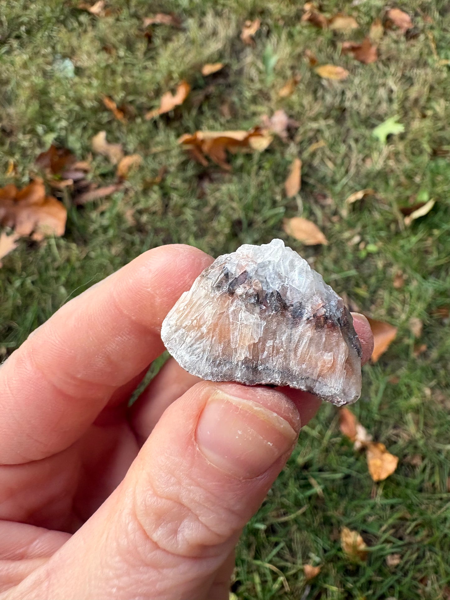 Tri-Color Calcite Crystal – Creativity, Grounding & Personal Power