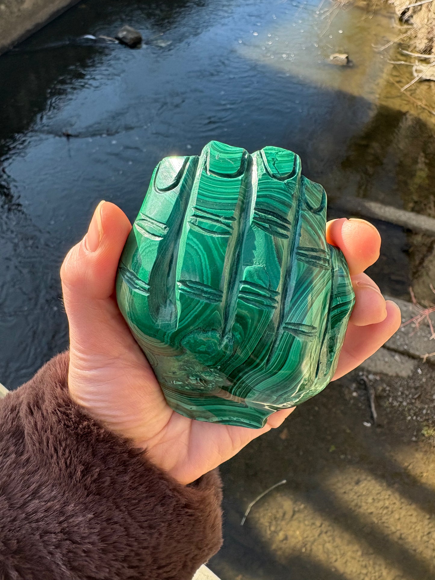 Malachite Hand Carving