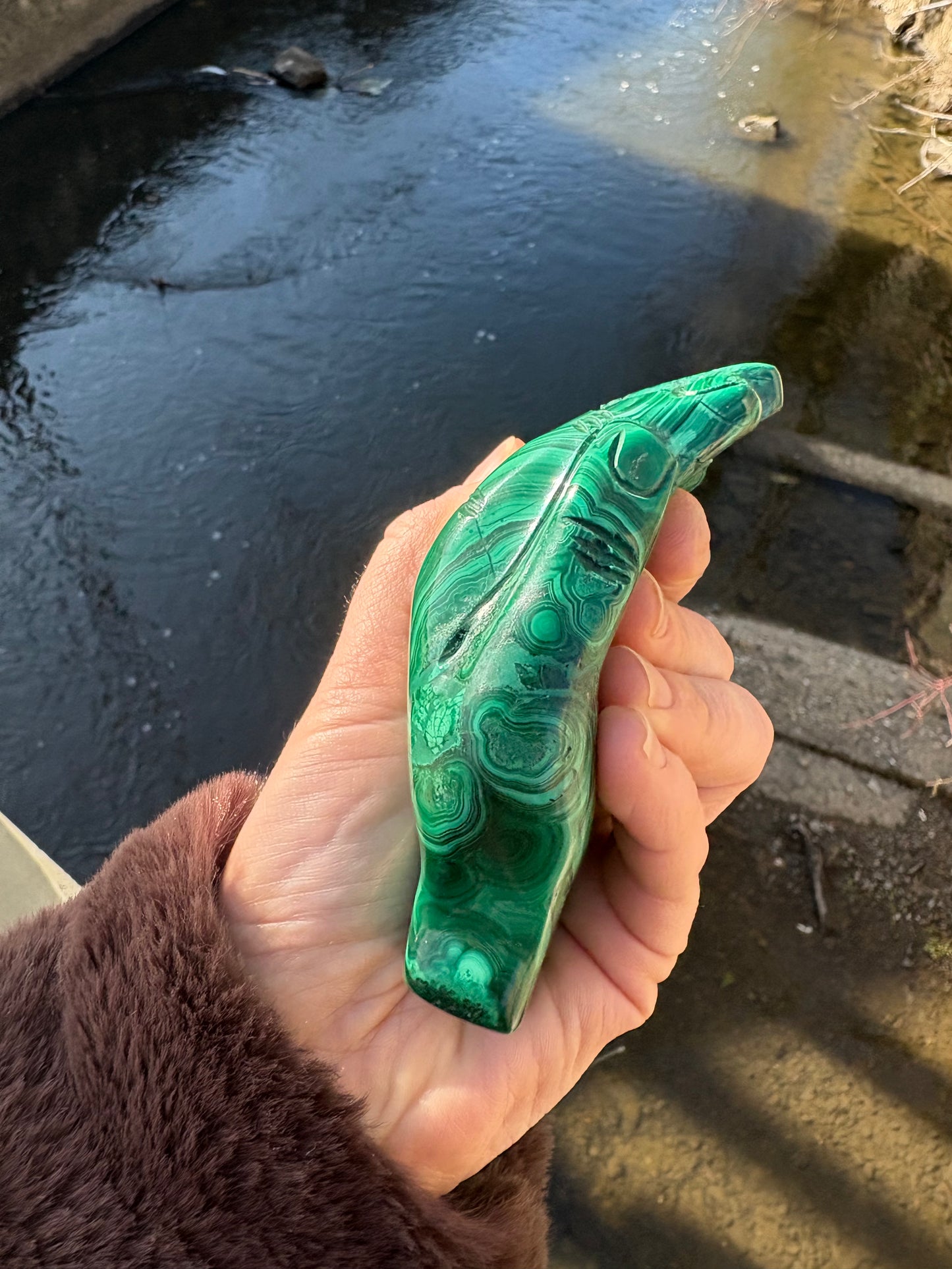 Malachite Hand Carving