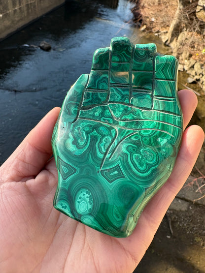 Malachite Hand Carving