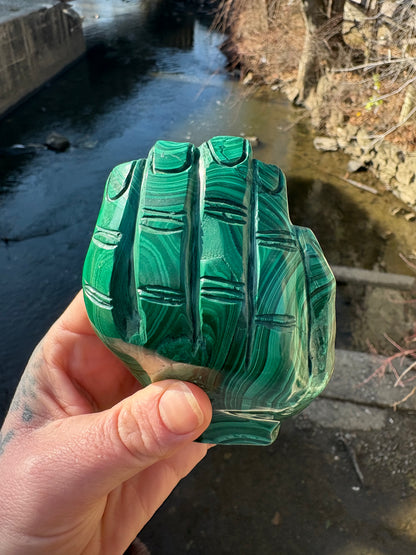 Malachite Hand Carving