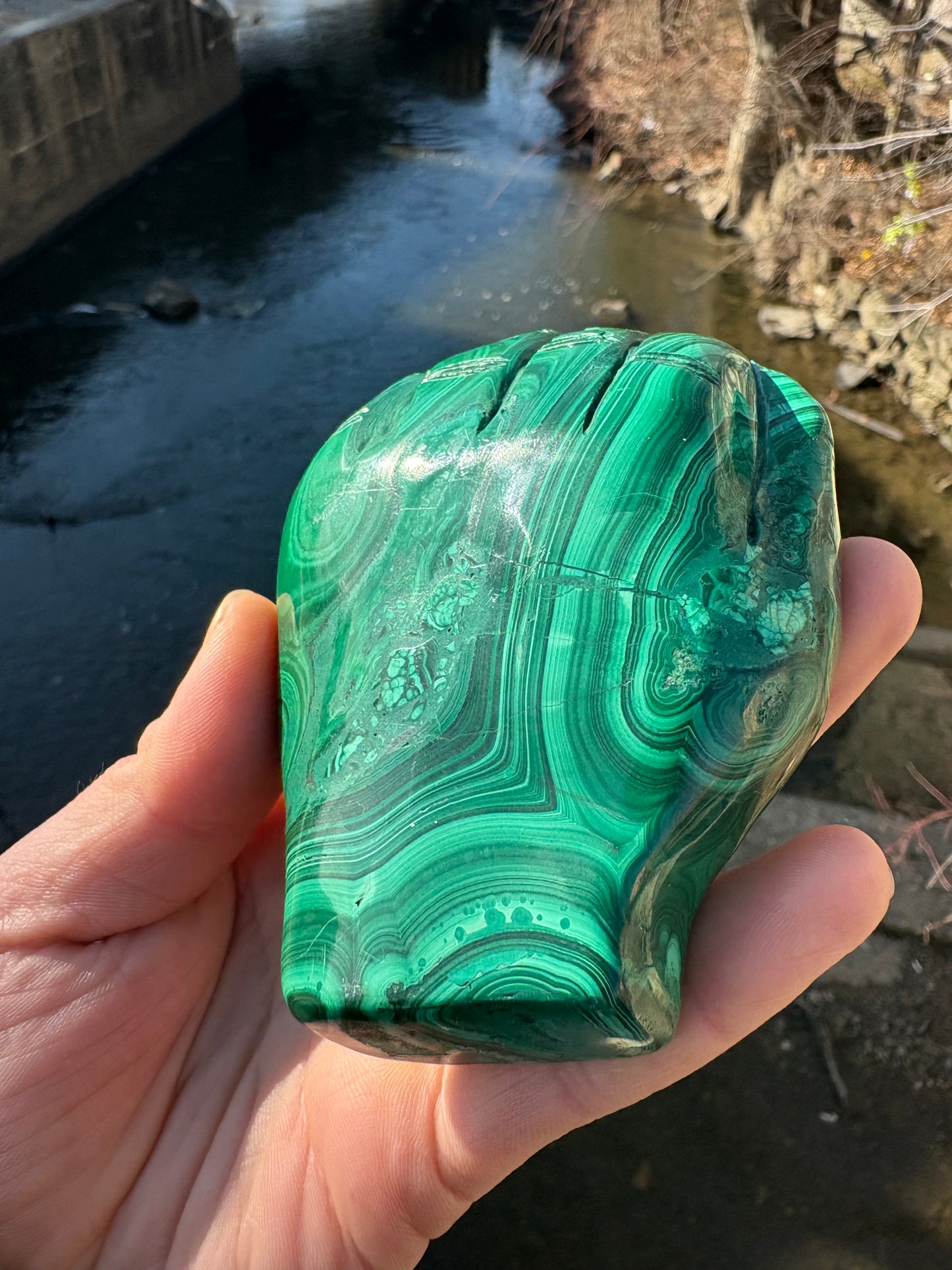 Malachite Hand Carving
