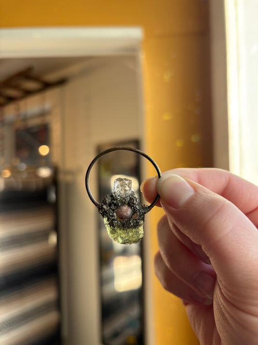 Moldavite Pendant Handmade by Syd