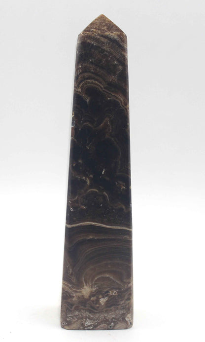 Chocolate Calcite Point
