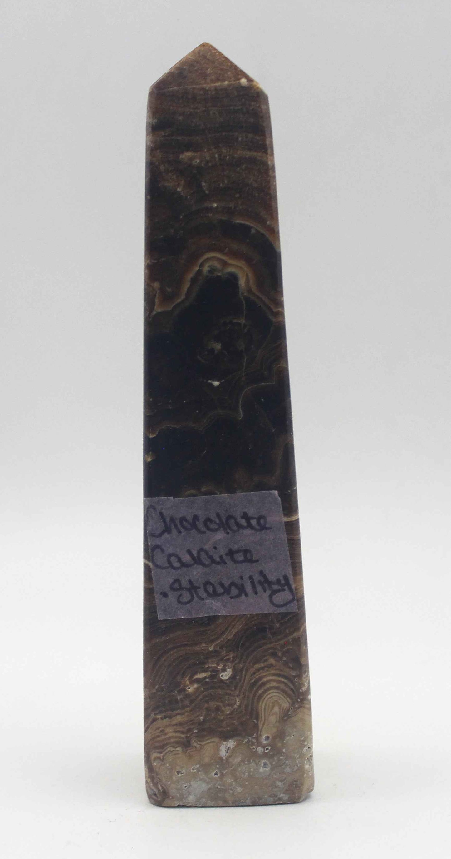 Chocolate Calcite Point
