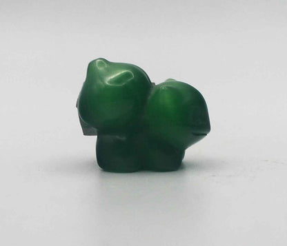 Green Dyed Glass Bulbasaur