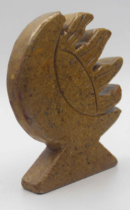 Yellow Jasper 1/2 Moon, 1/2 Sun