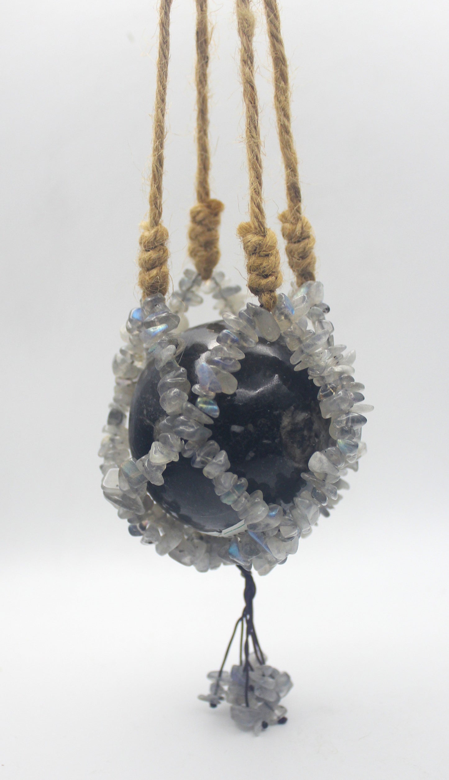 Crystal Chip Sphere Hanger