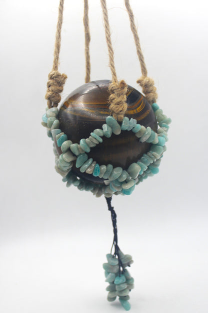 Crystal Chip Sphere Hanger