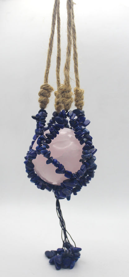 Crystal Chip Sphere Hanger