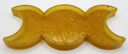 Resin Triple Moon Pentacle Star Trinket Tray