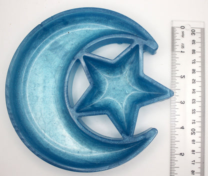 Resin Moon and Star Trinket Tray