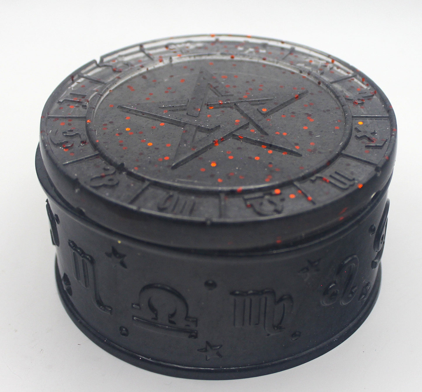 Zodiac Trinket Box with Sun and Star Lids