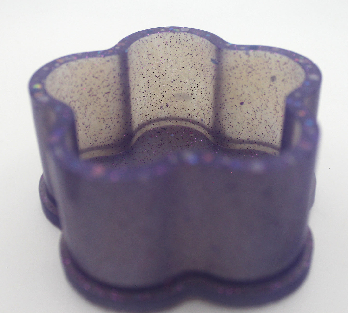 Resin Flower Trinket Box