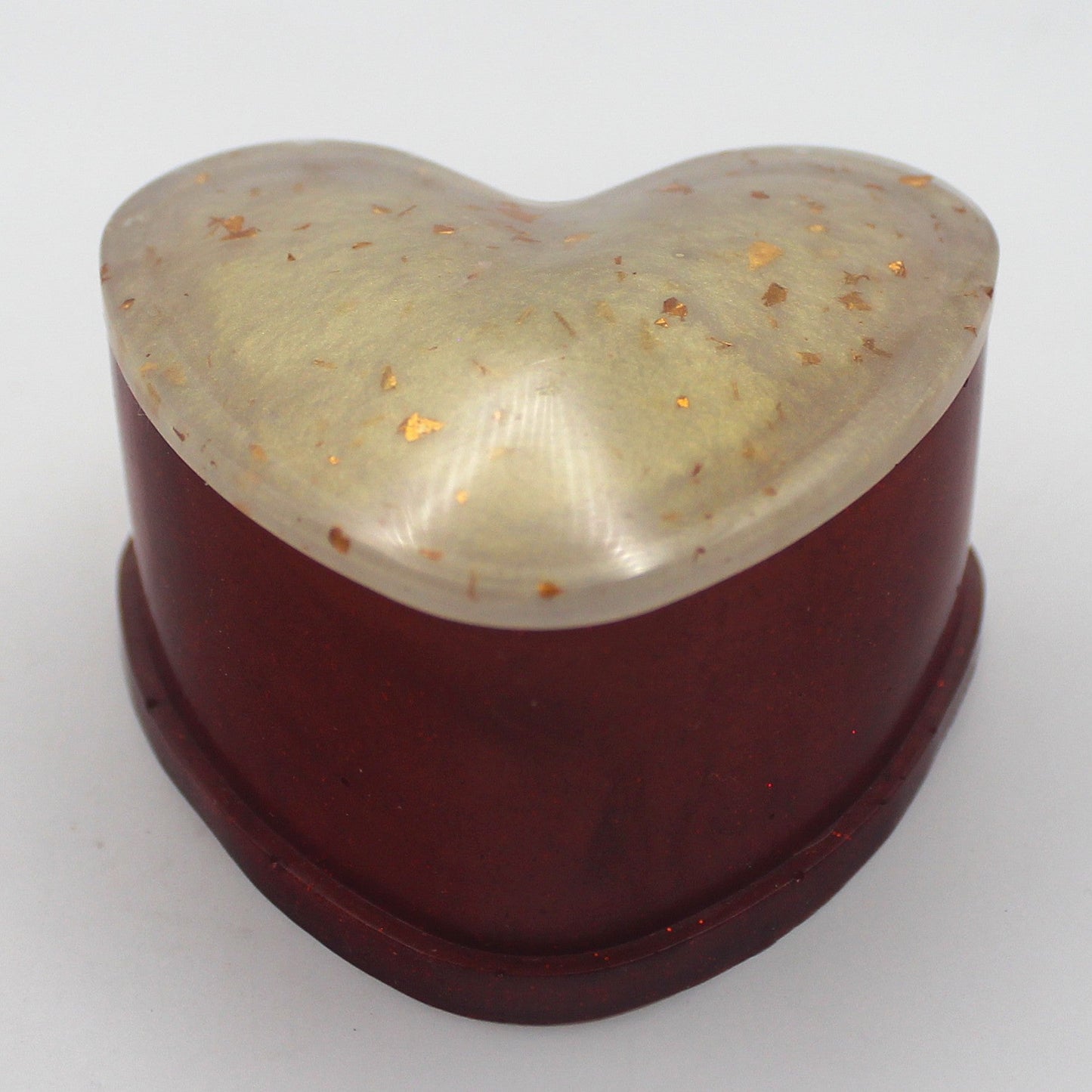 Resin Heart Trinket Box