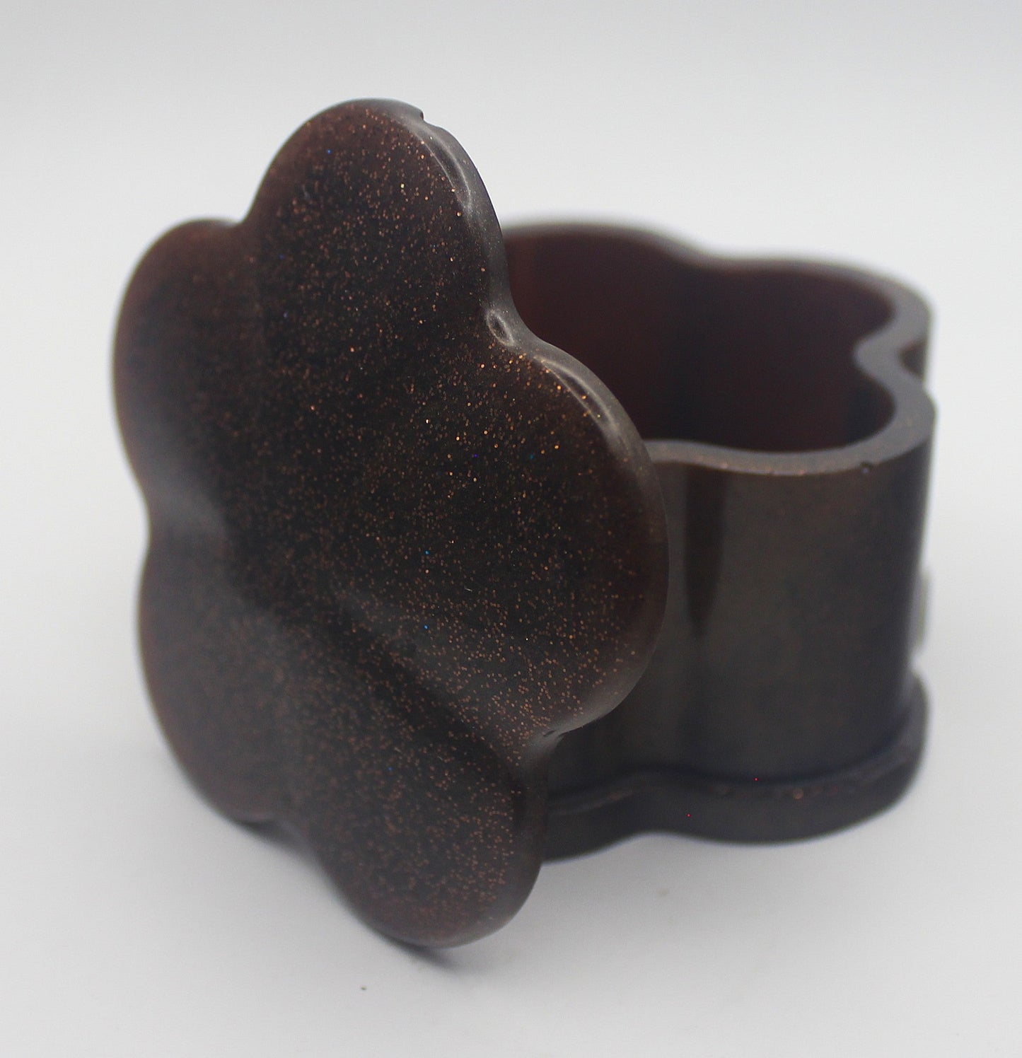 Resin Flower Trinket Box