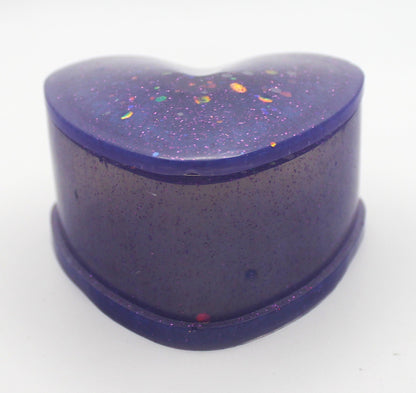 Resin Heart Trinket Box