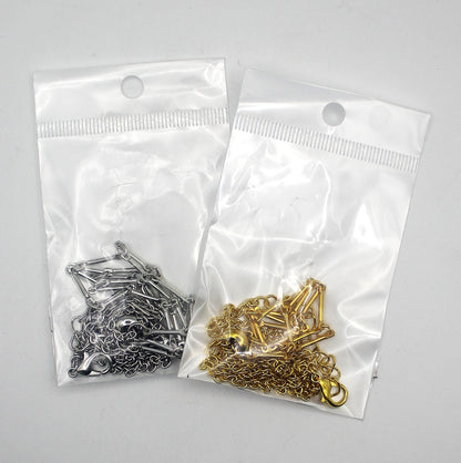 Metal Crystal Cage Necklace