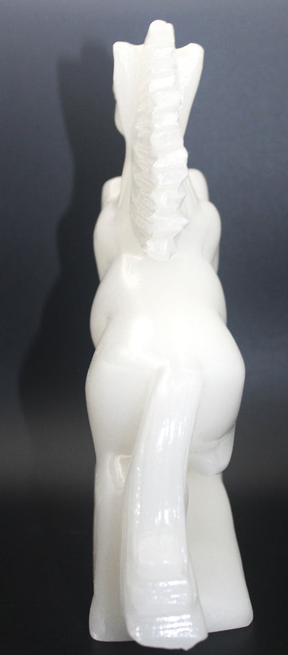 White Calcite Horse