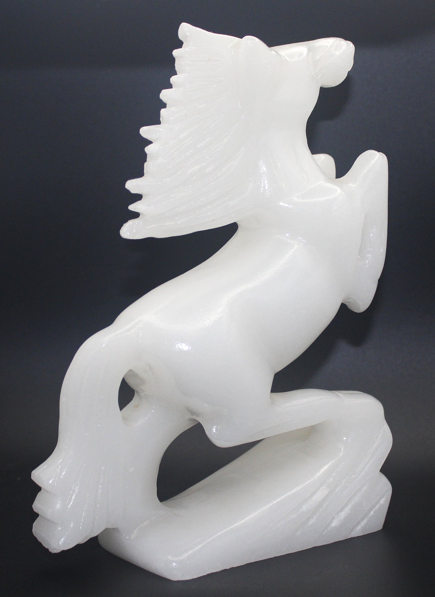 White Calcite Horse