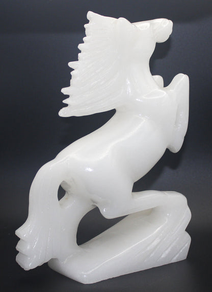 White Calcite Horse