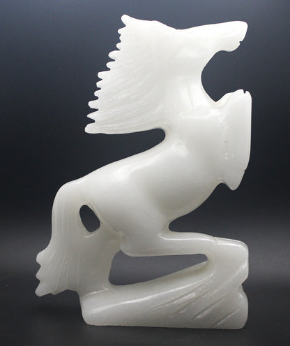 White Calcite Horse
