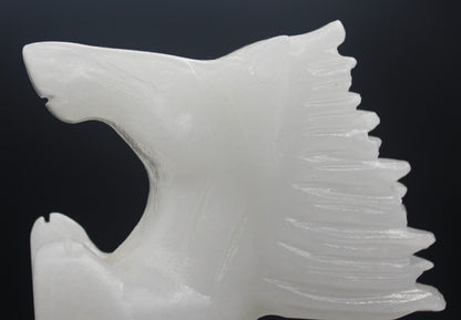 White Calcite Horse