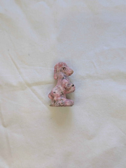 Rhodonite Horse