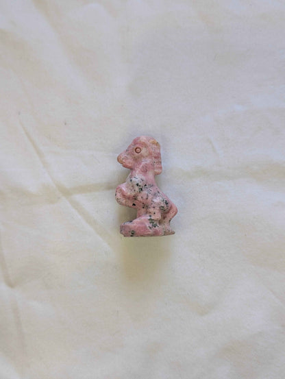 Rhodonite Horse