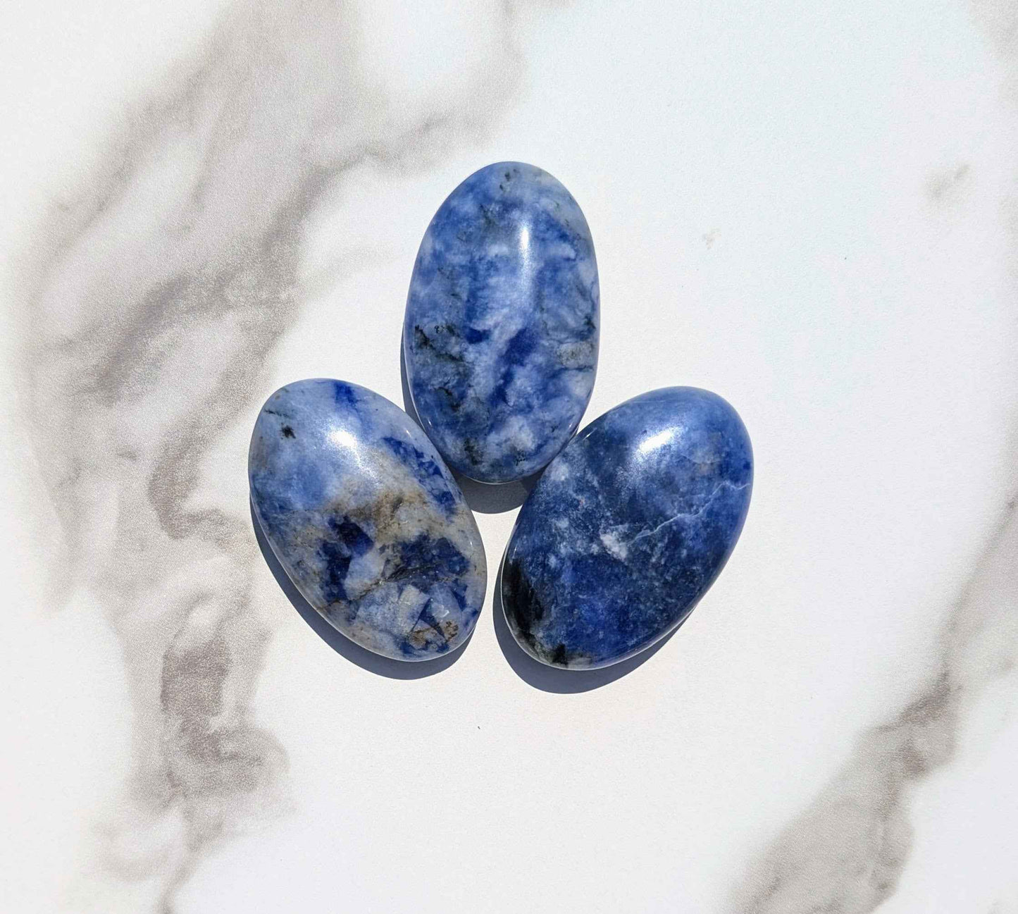 Dumortierite Palm Stone