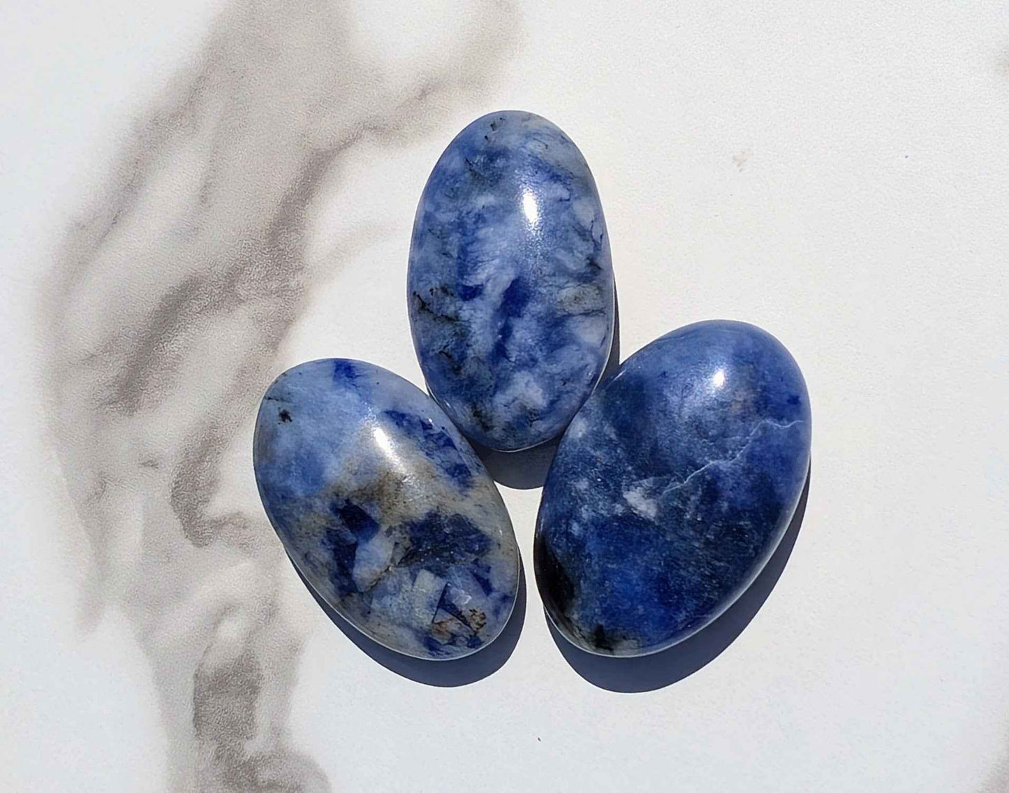 Dumortierite Palm Stone