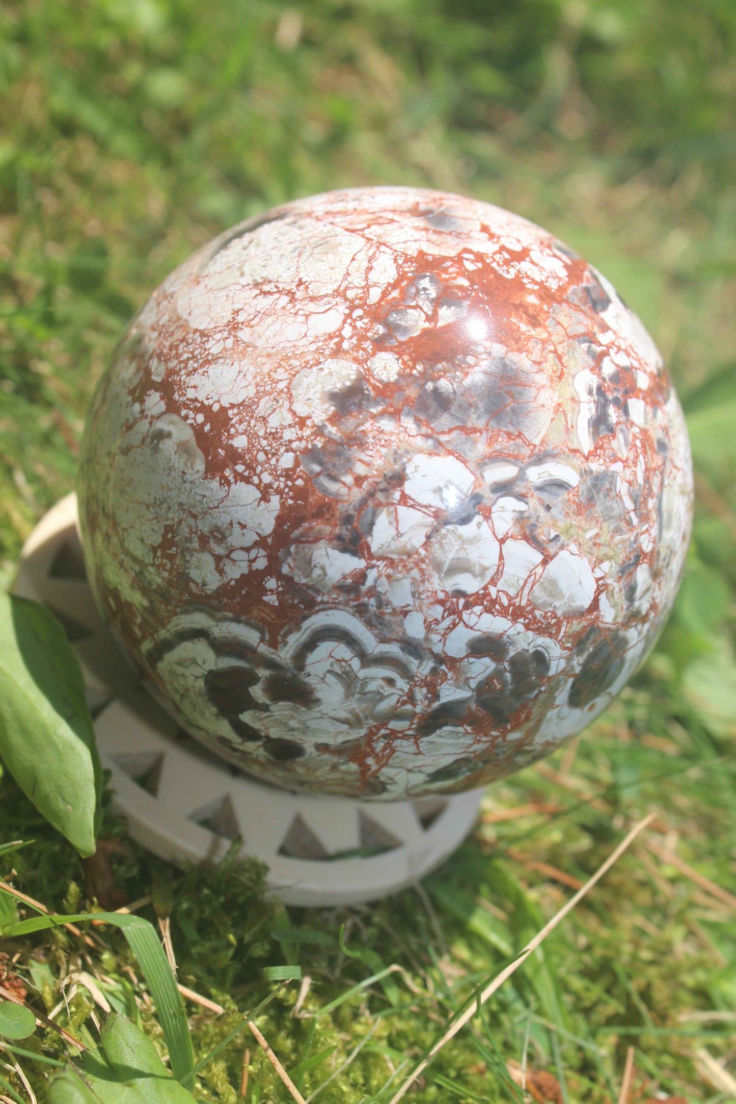 Money Agate Sphere
