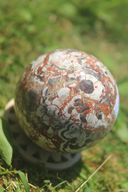 Money Agate Sphere