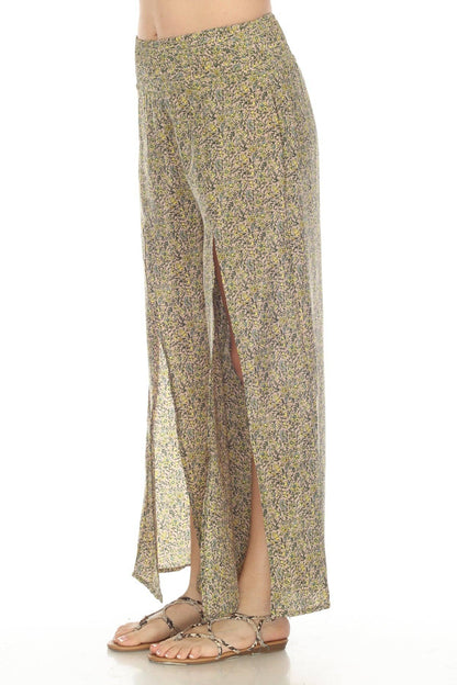 *PolySilk Faux Wrap Pants