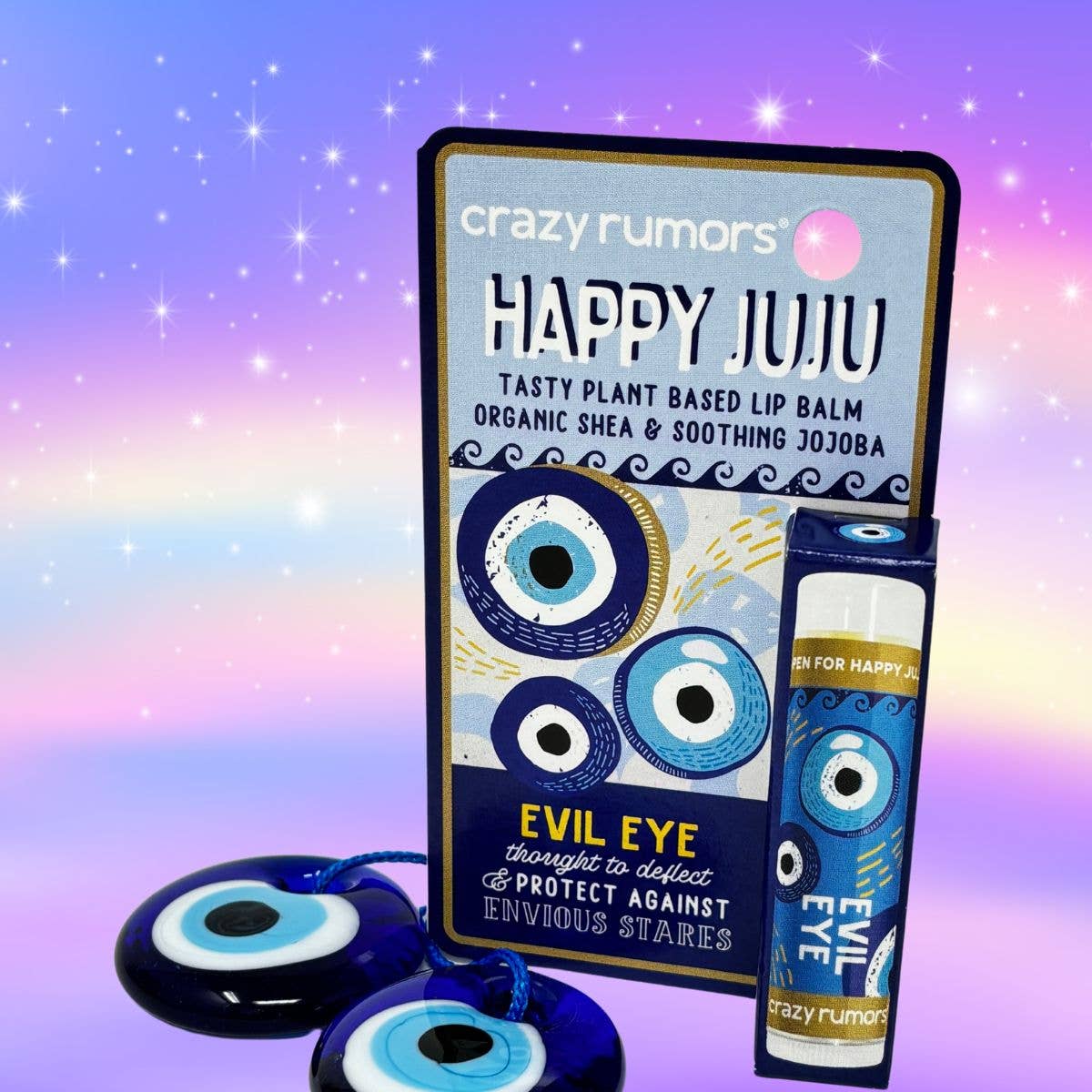 All Natural, Vegan Happy Juju - Evil Eye Lip Balm Gift Box