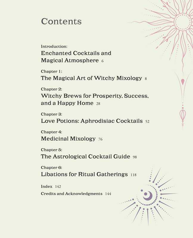 Witchy Cocktails by Cerridwen Greenleaf