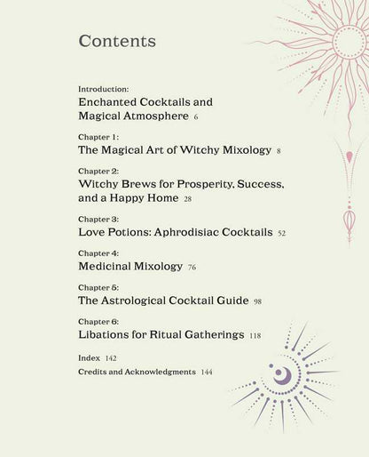 Witchy Cocktails by Cerridwen Greenleaf