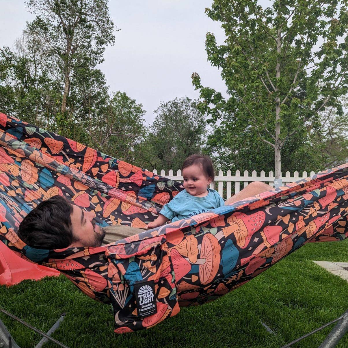 *Double Hammock & Straps | Midnight Mushroom