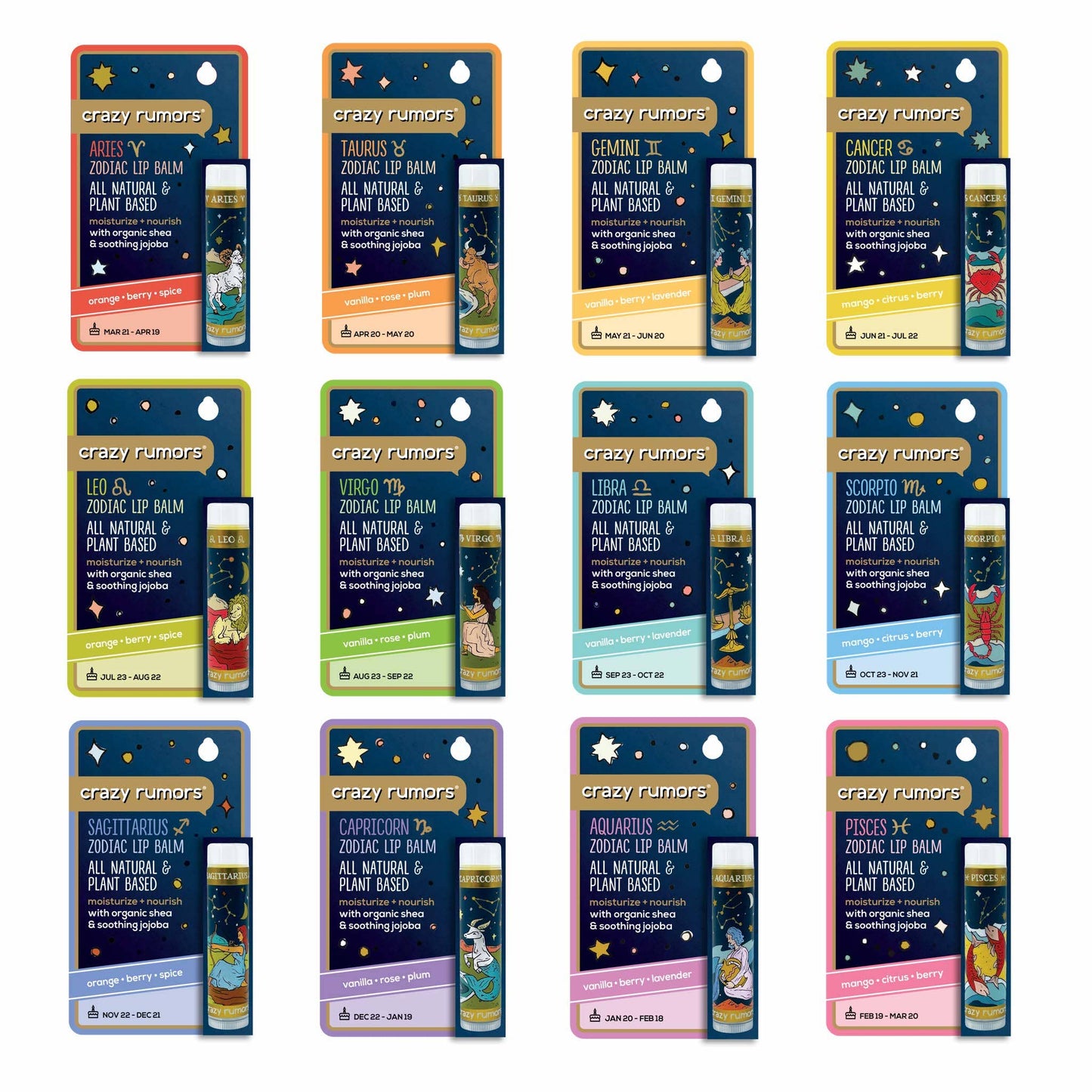 Zodiac Lip Balm