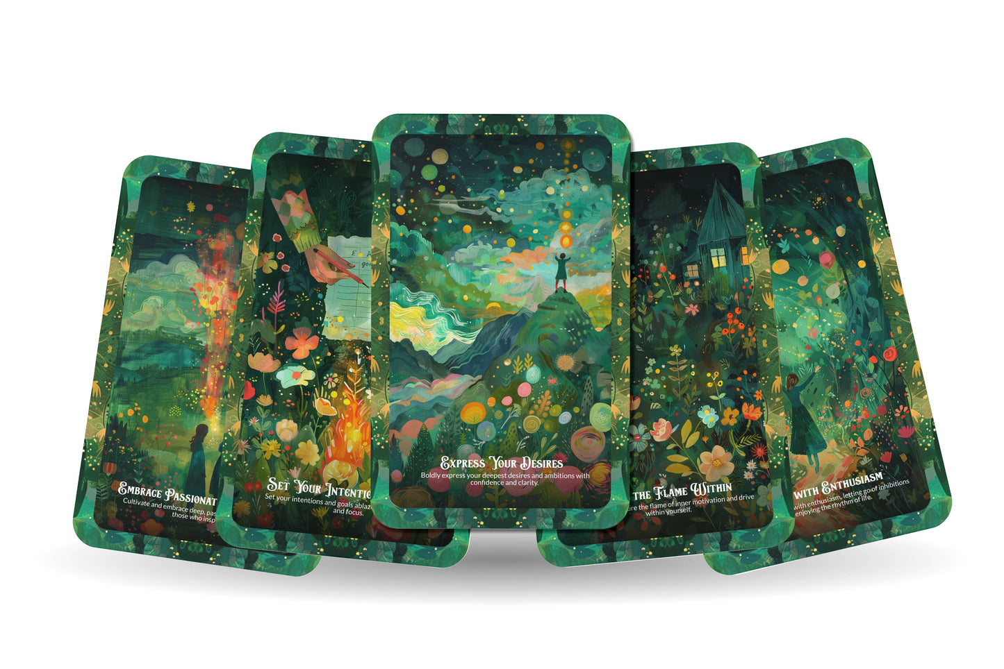 *Light My Fire Oracle Cards - A unique spiritual journey - Inspired by Lyrics - Mindfulness cards