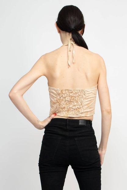 *Woodland Mushroom Halter Top