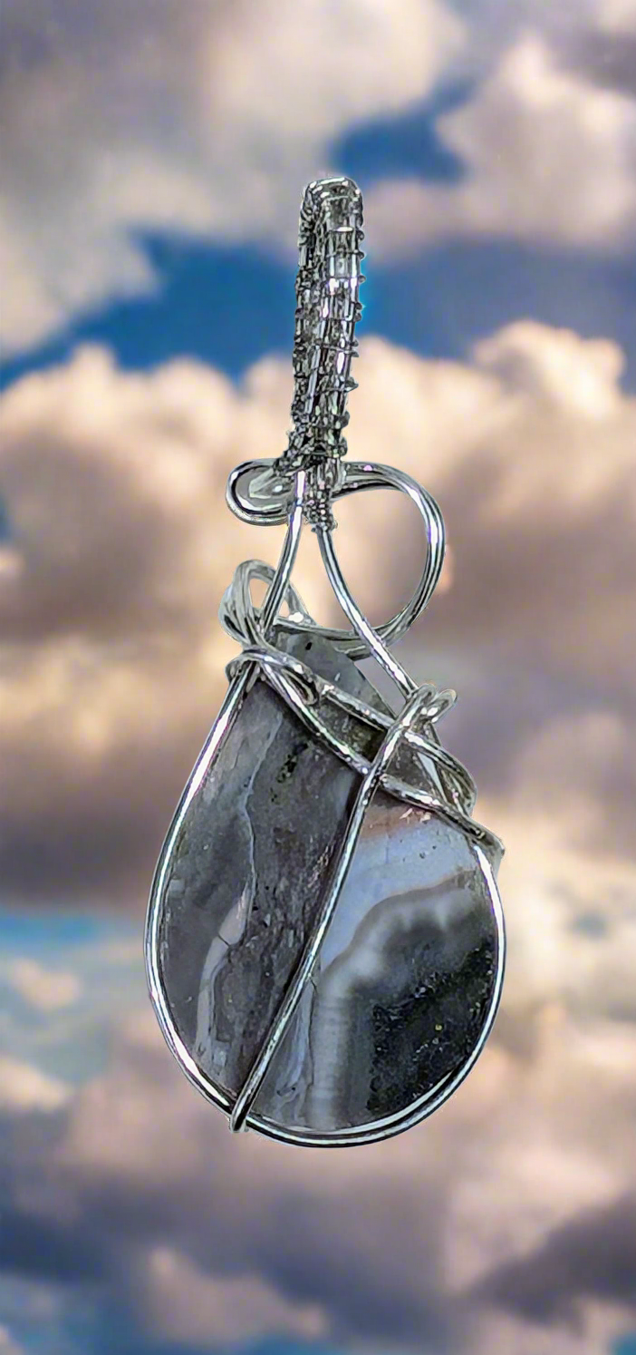 Plated Agate Cabochon Sunshine Necklace