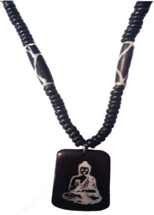 Buddha Bone Pendant Necklace