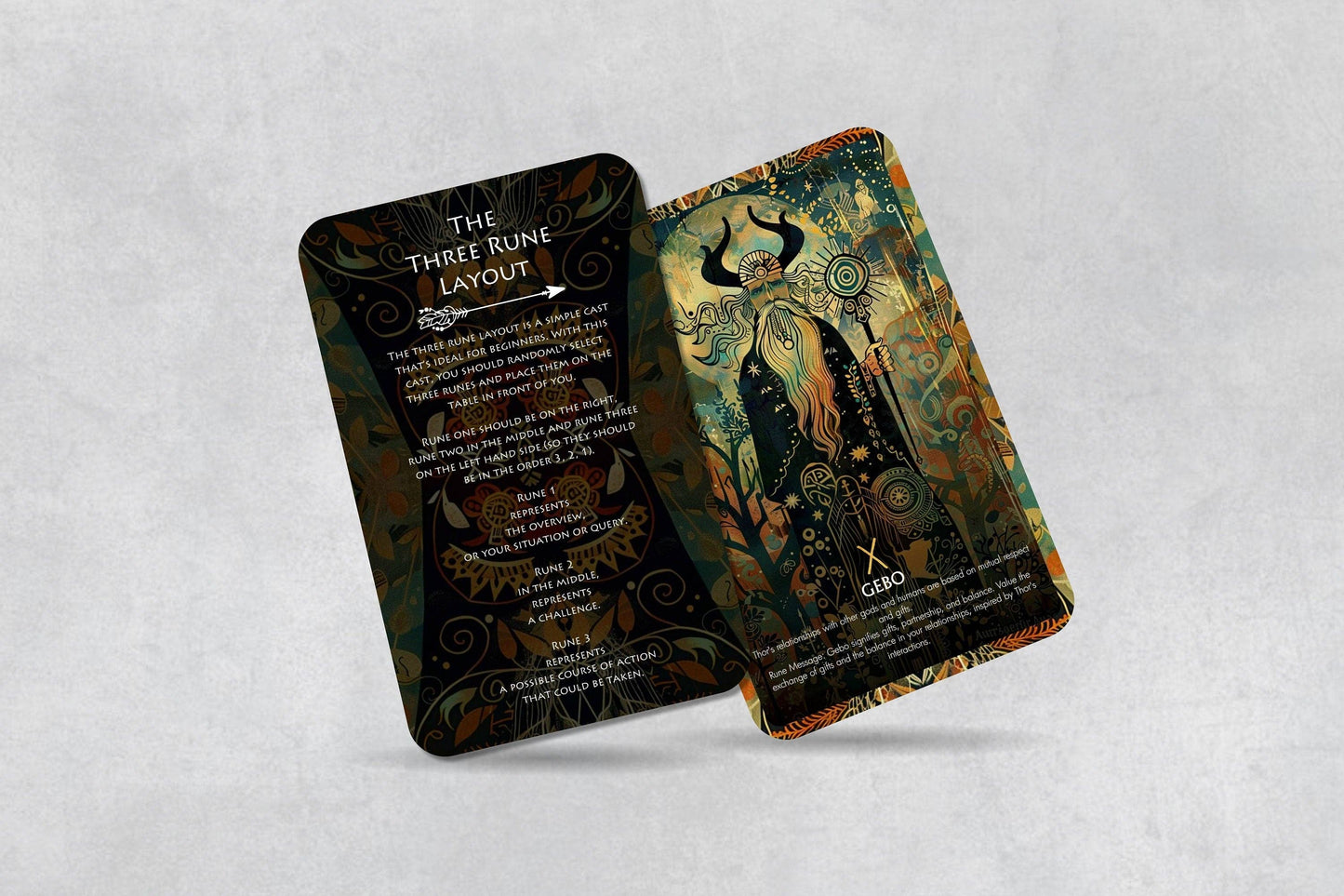 *The Runes of Thor - 26 cards - Runes Oracle - Oracle Deck - Fortune Telling - Divination tools - Oracle Gift